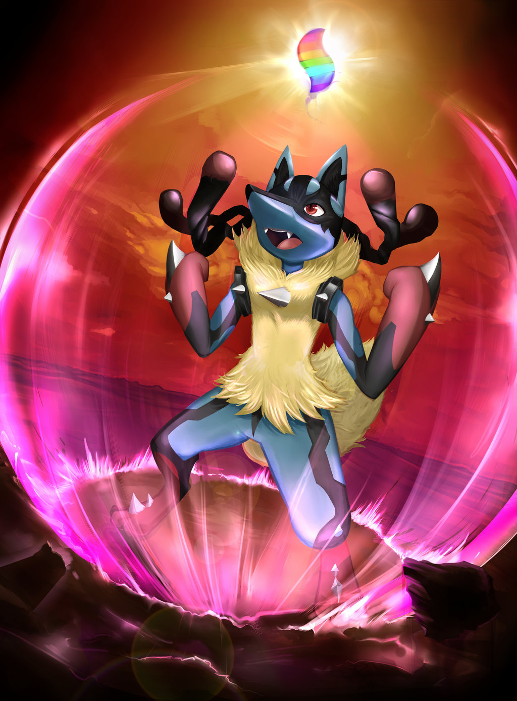 Mega Lucario.